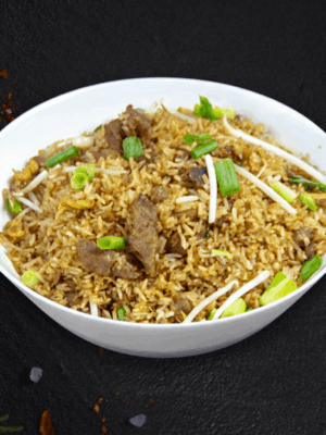 Singapore Beef Fried Rice