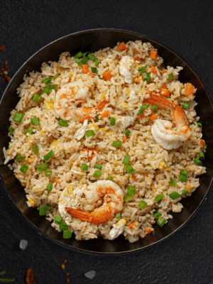 Singapore Shrimp Fried Rice