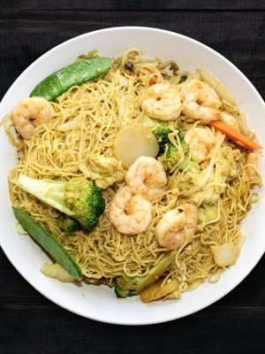 Singapore Shrimp Noodles