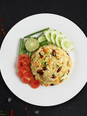 Singapore Vegetable Fried Rice