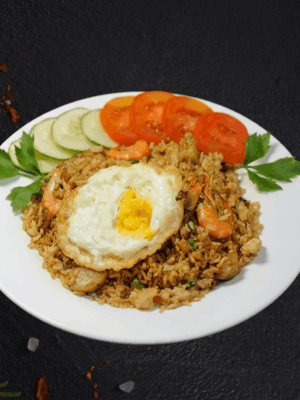 Singapore Egg Fried Rice